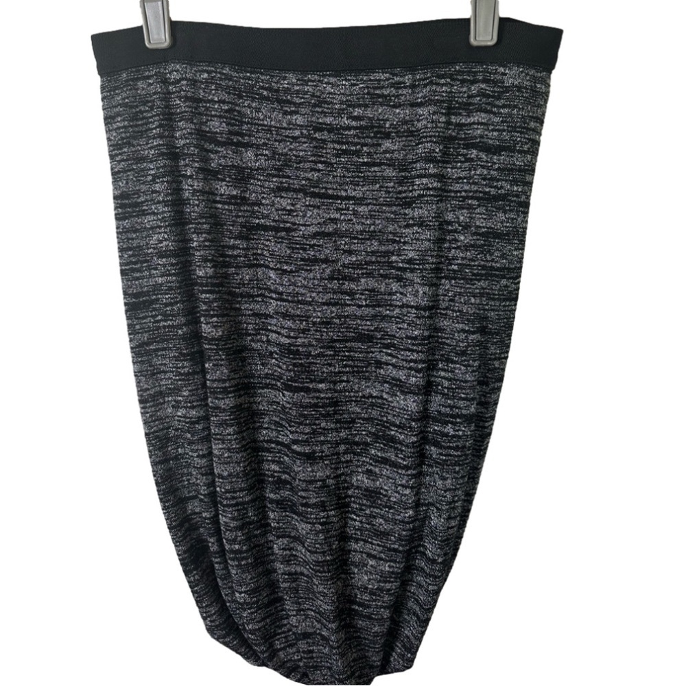 T by ALEXANDER WANG knit black and white mini skirt in size medium
